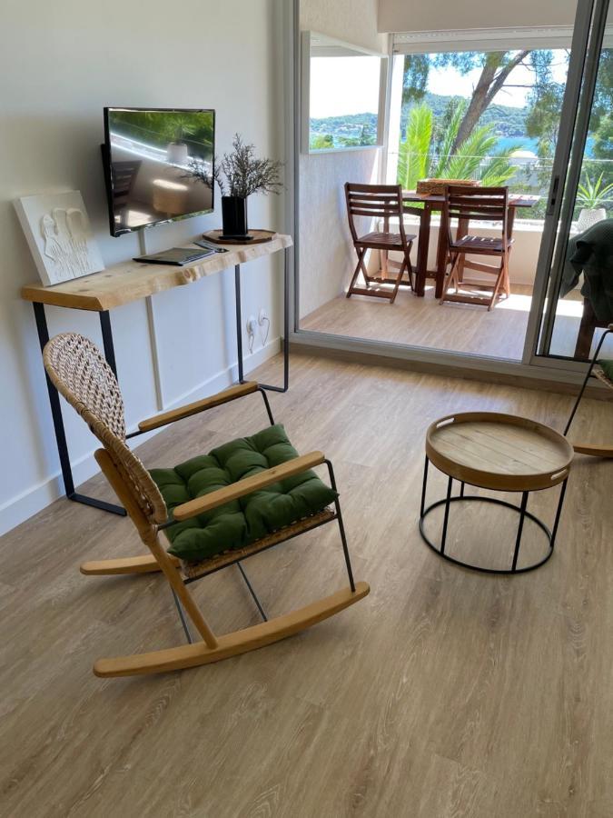 Charme & Calme-Tamaris- Studio Vue Mer - Piscine - Le Petit Olivier Sur Mer 滨海拉塞讷 外观 照片